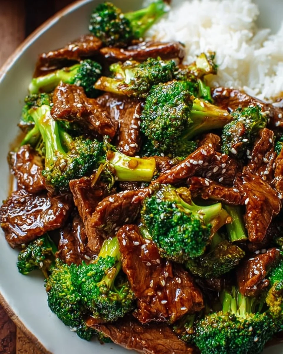 Chinesisches Rindfleisch mit Brokkoli