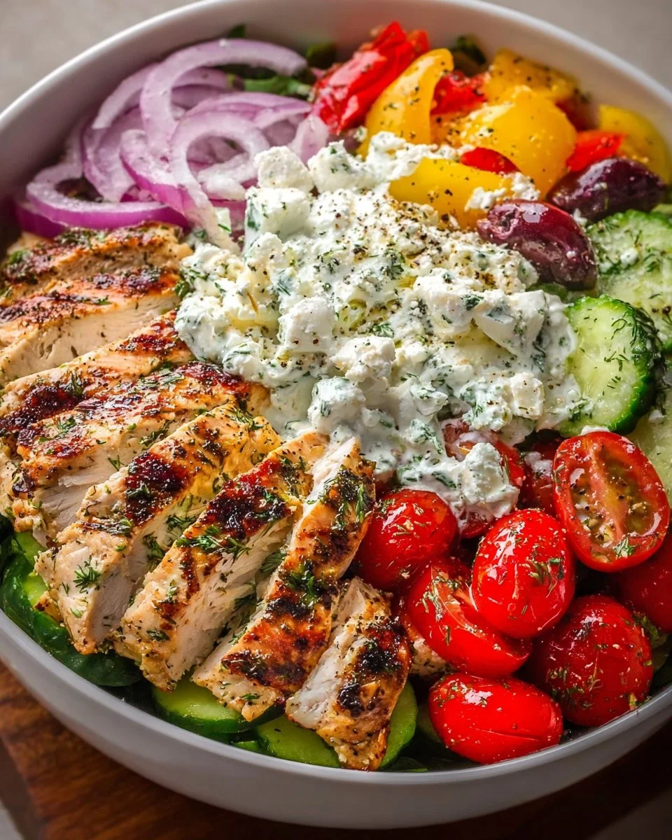 Griechische Hähnchen-Schalen