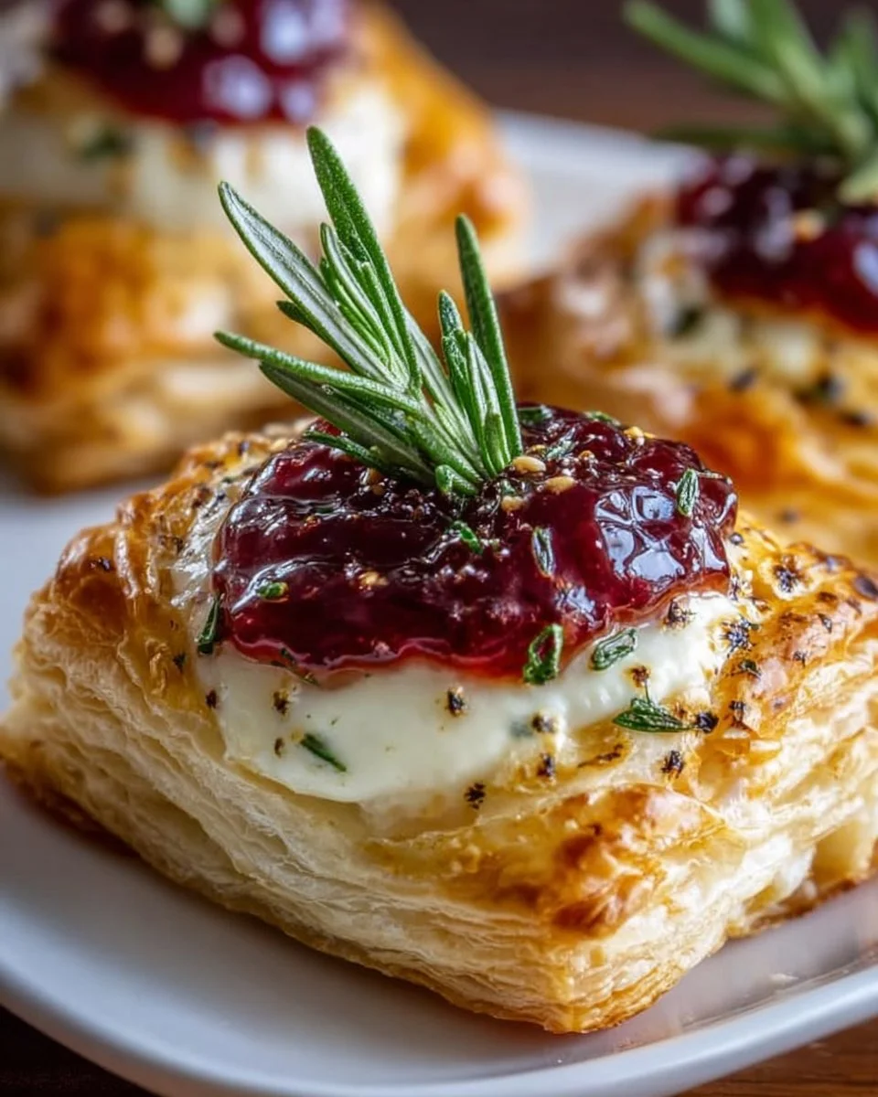 Camembert-Blätterteig-Häppchen