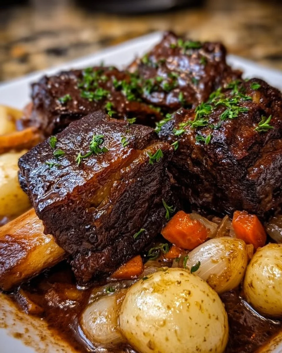 Französisch geschmorte Rippchen