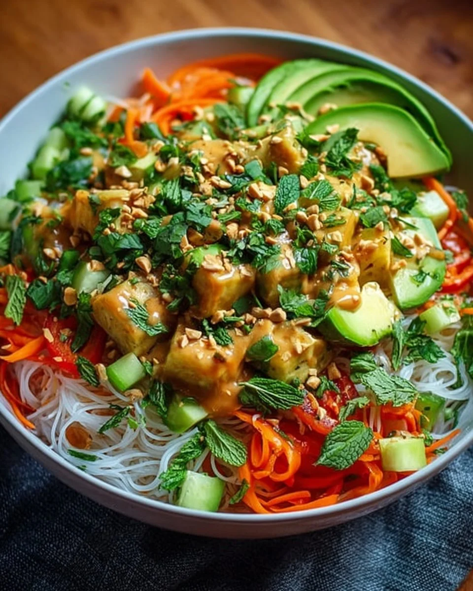 Frühlingsrollen-Salat