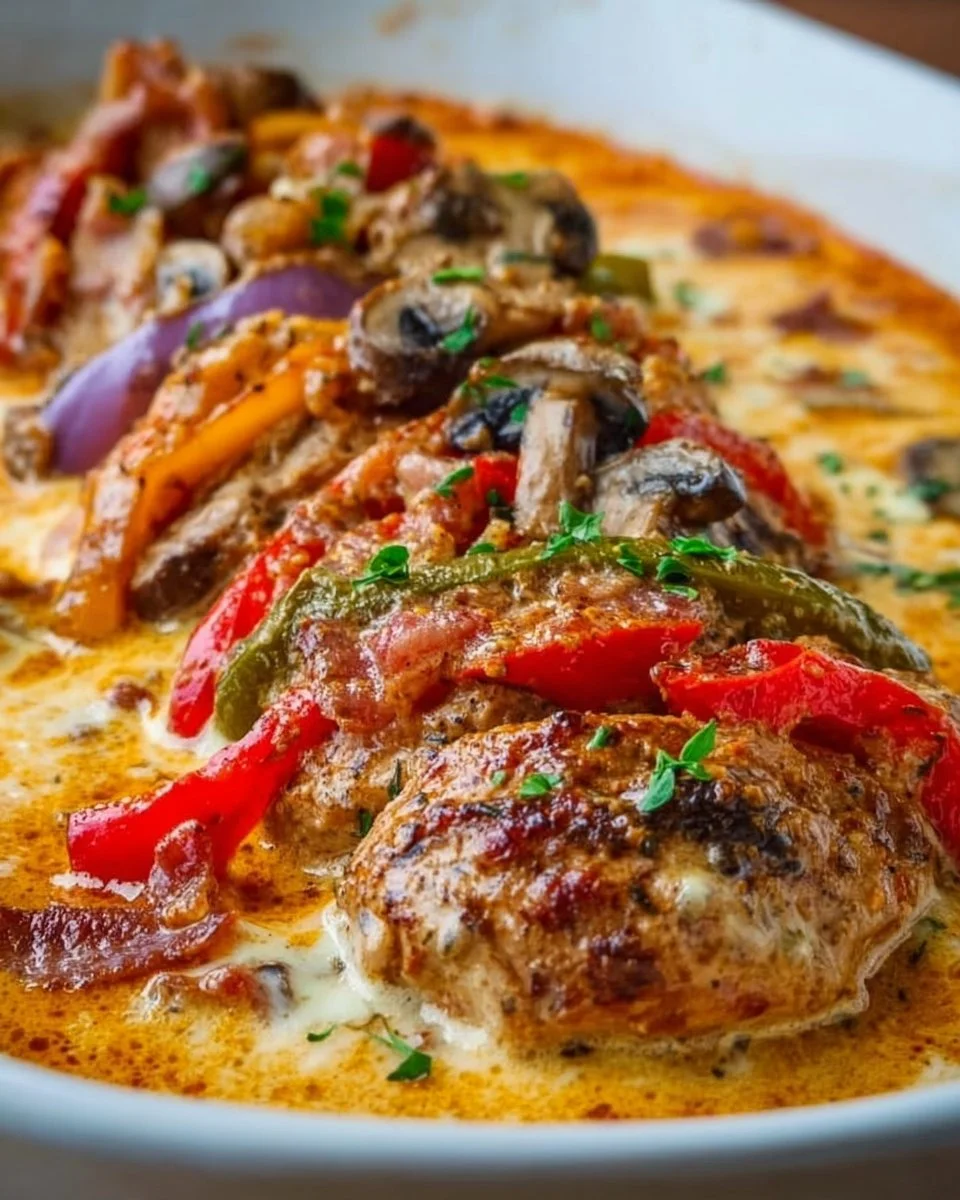 Hähnchen Auflauf im Backofen