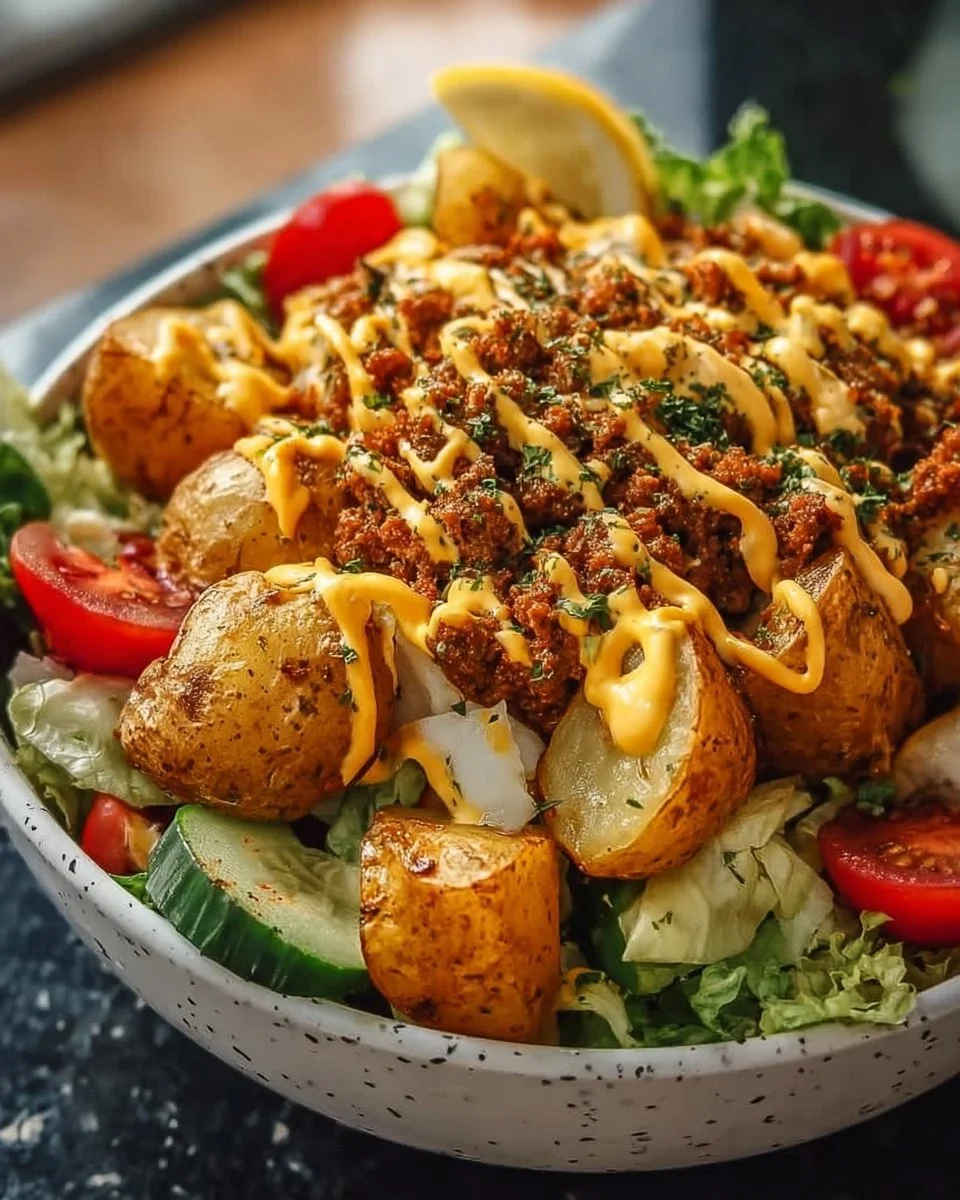 Kartoffel Big Mac Schüssel