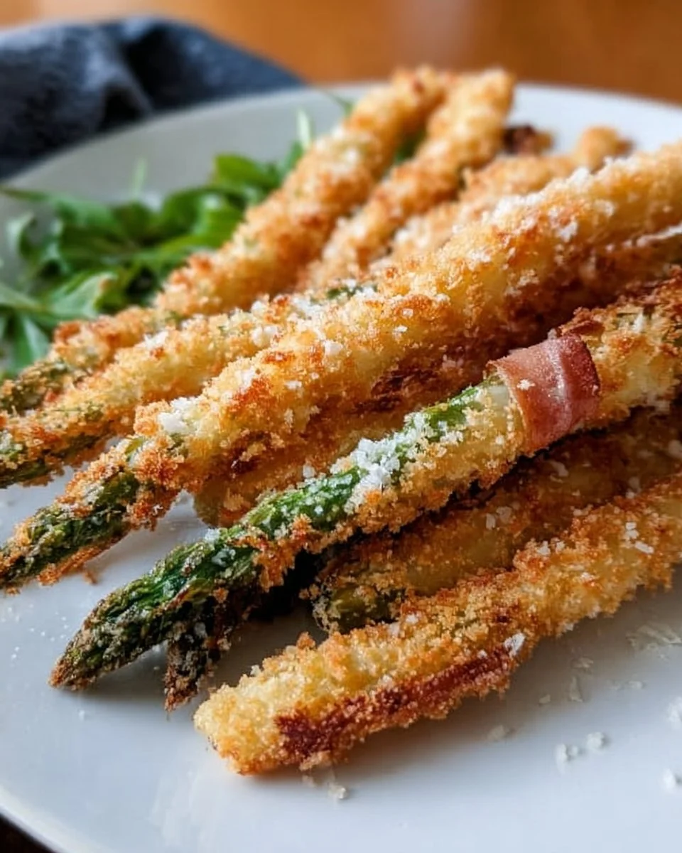 Knuspriger Parmesan Spargel aus dem Ofen