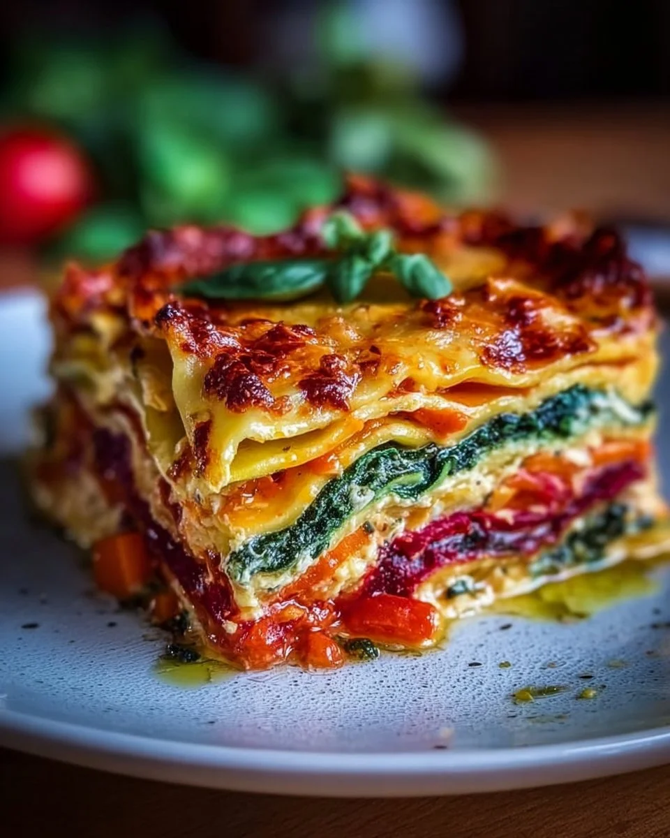 Regenbogen-Lasagne