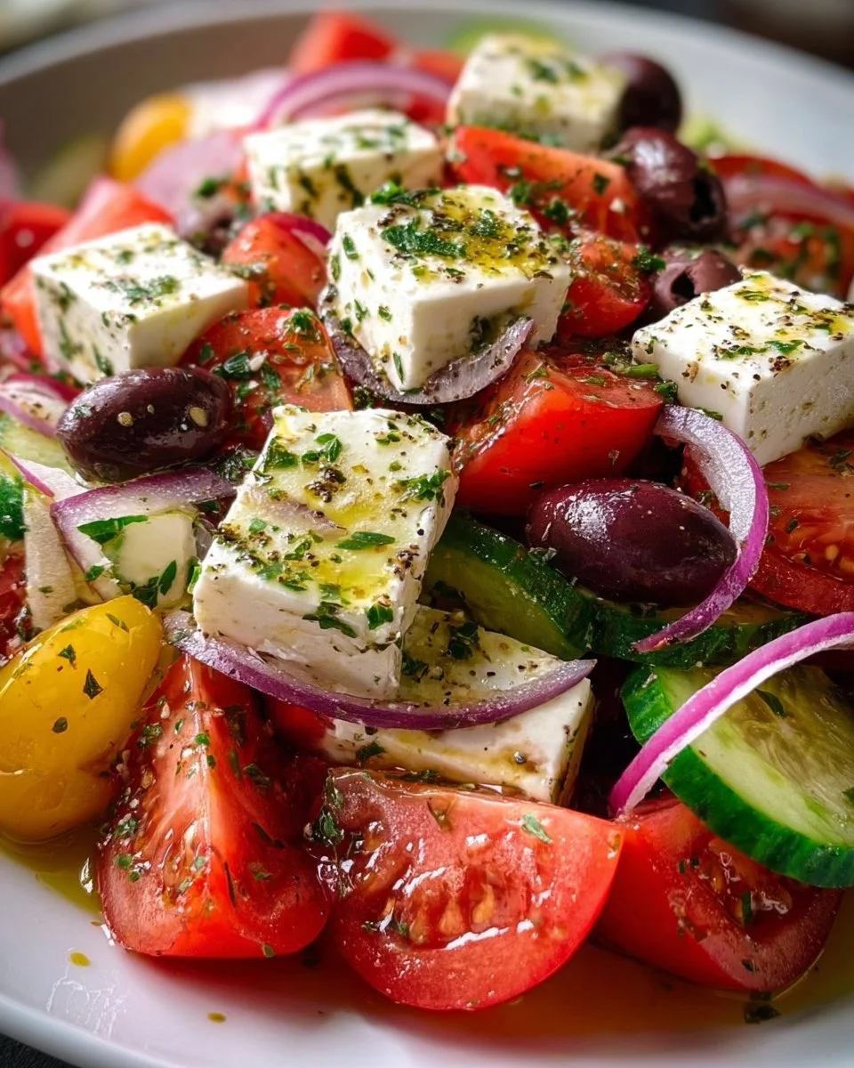 Authentische Mediterrane Griechische Salat