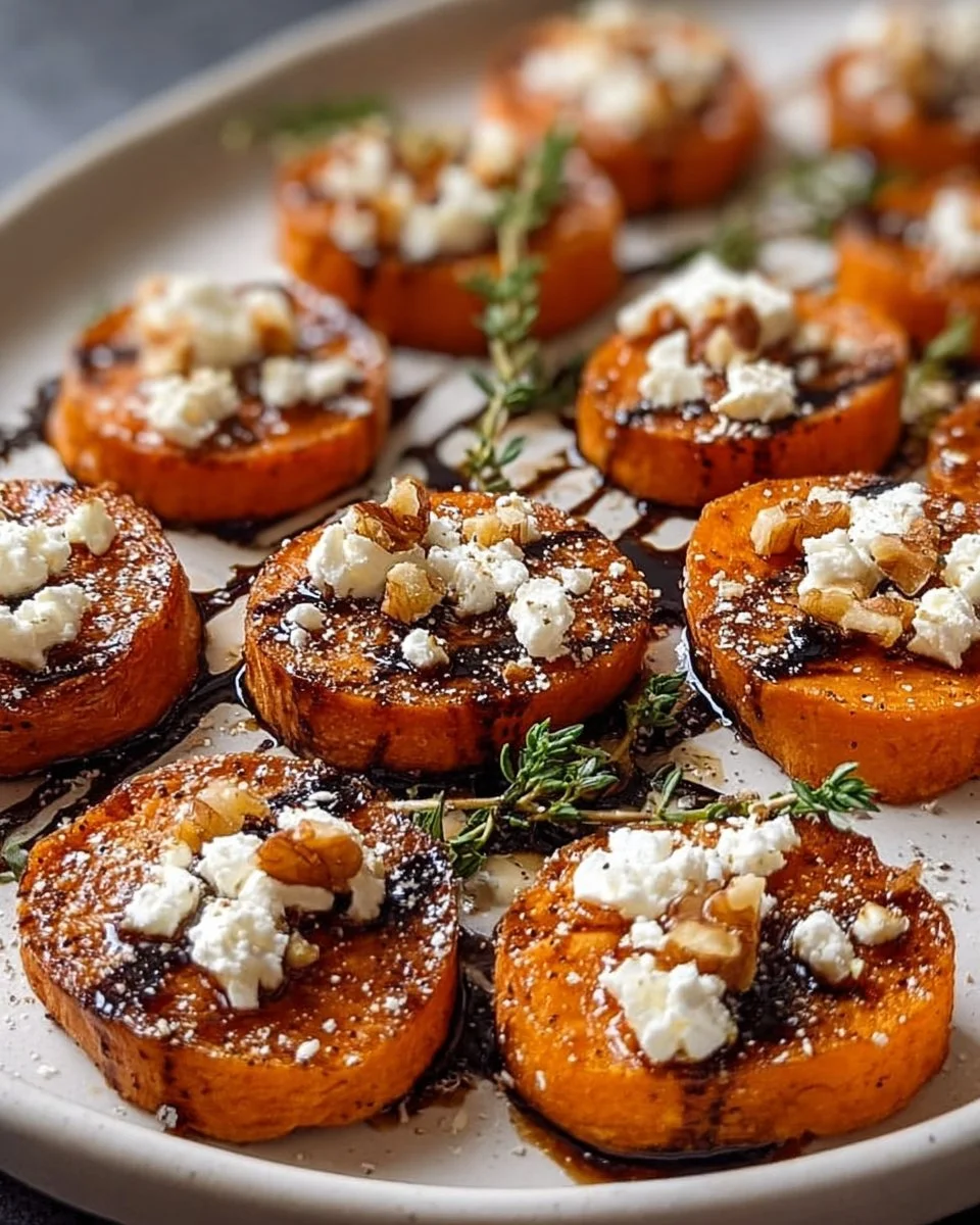 Honig Feta Süßkartoffel Runden für jeden Anlass