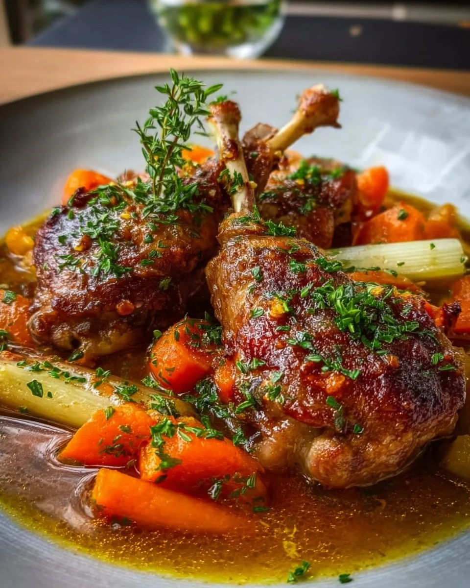 Rustikales Kaninchenragout