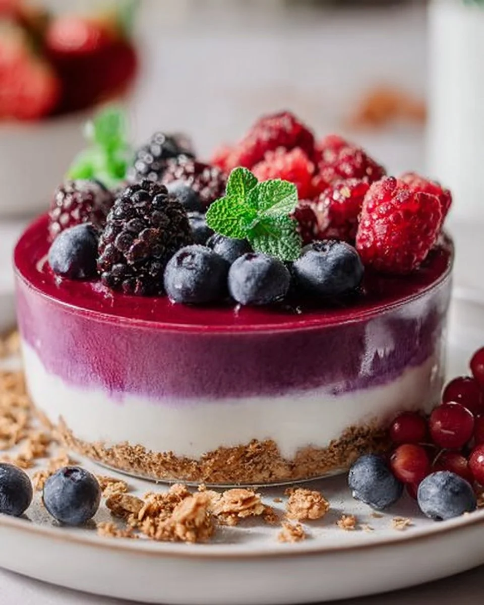 Schnelles Beerendessert