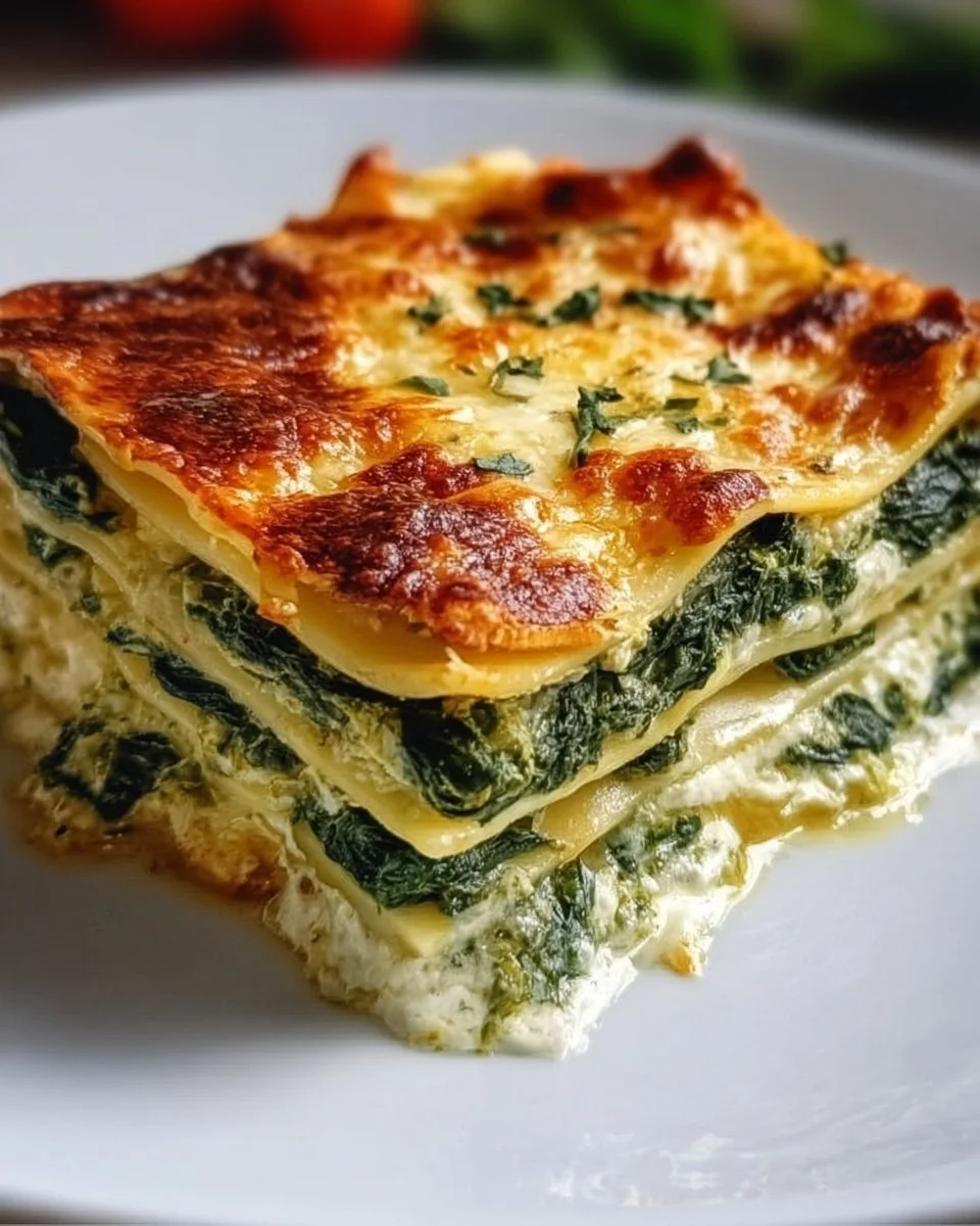 Spinat-Lasagne