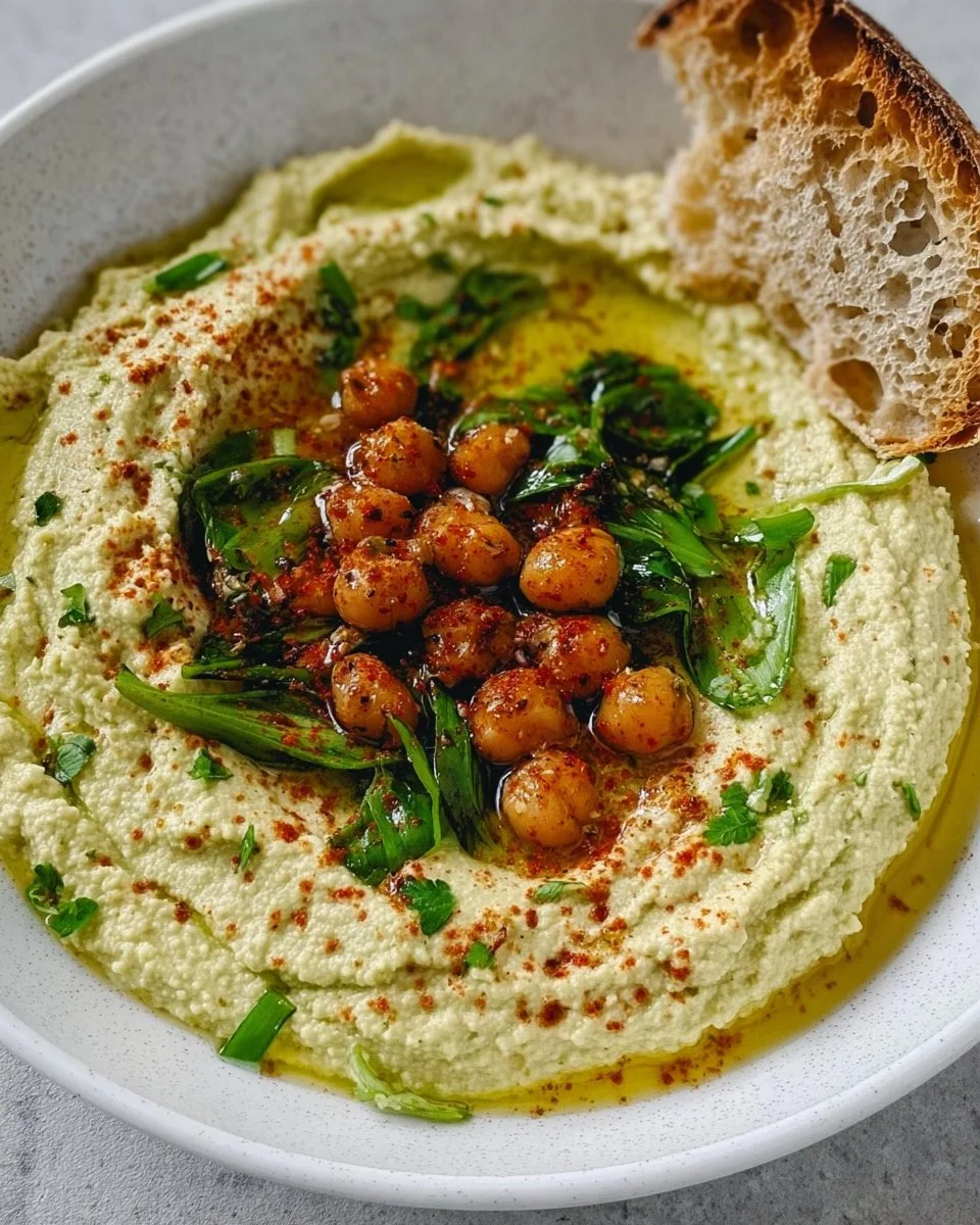 Würziger Bärlauch Hummus