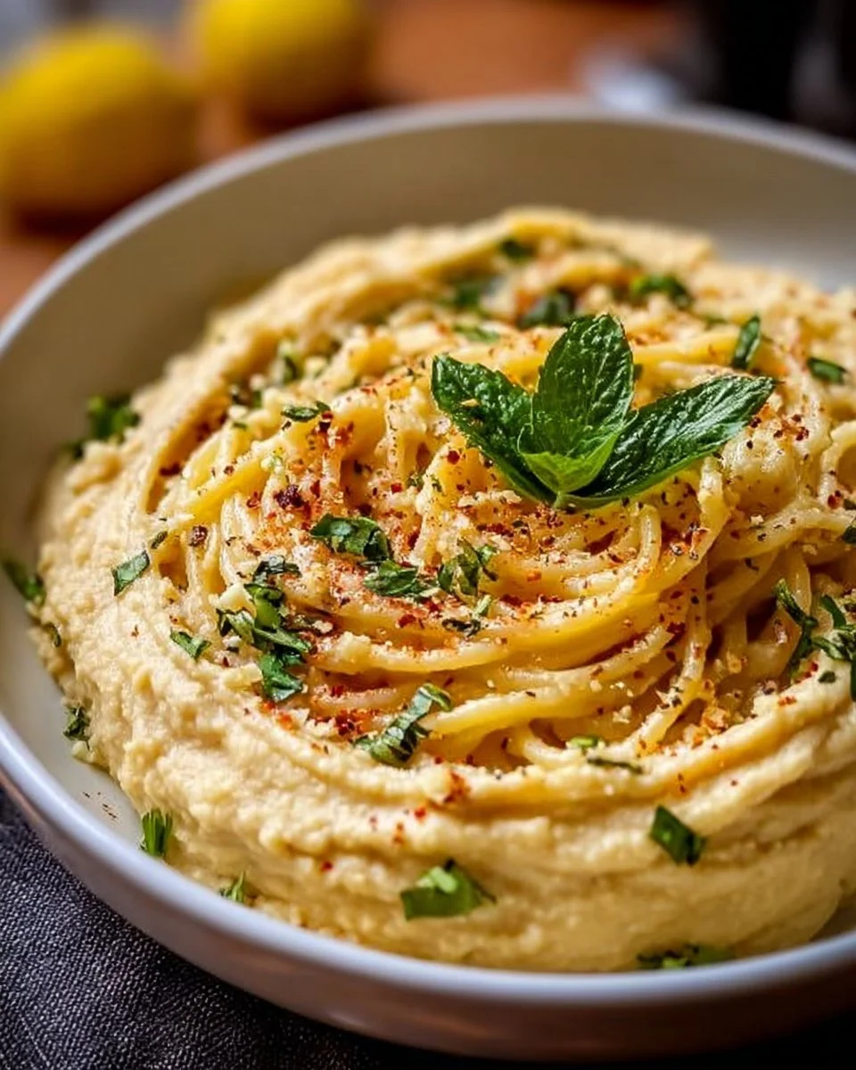 Zitronige Hummus Pasta: Ein Unglaubliches Ultimatives Rezept