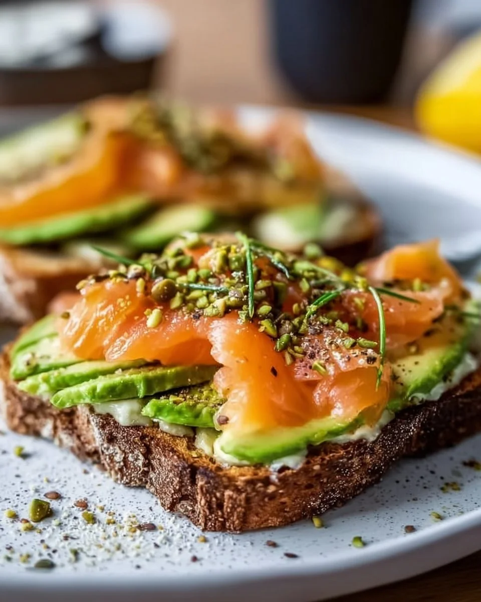 Avocado Räucherlachs Toast