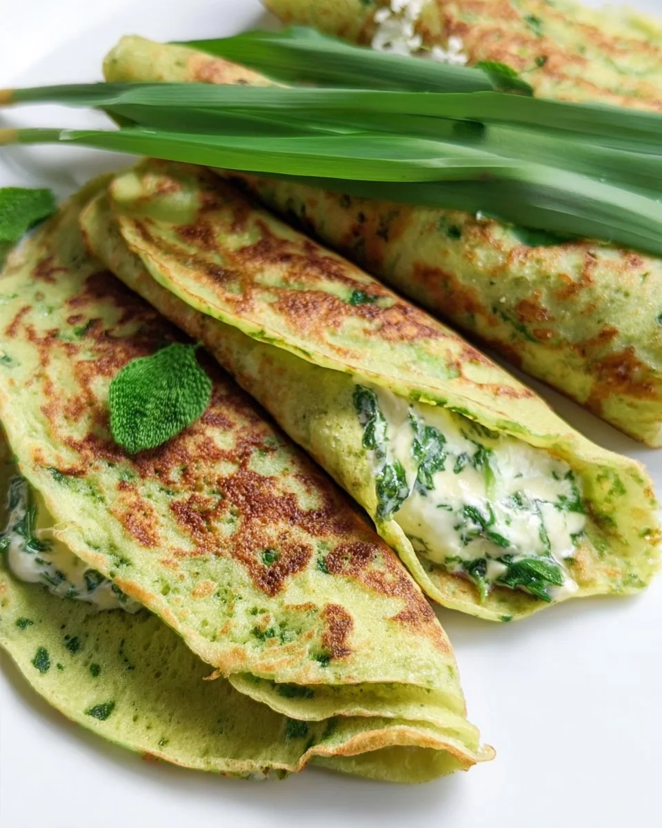 Bärlauch Pfannkuchen