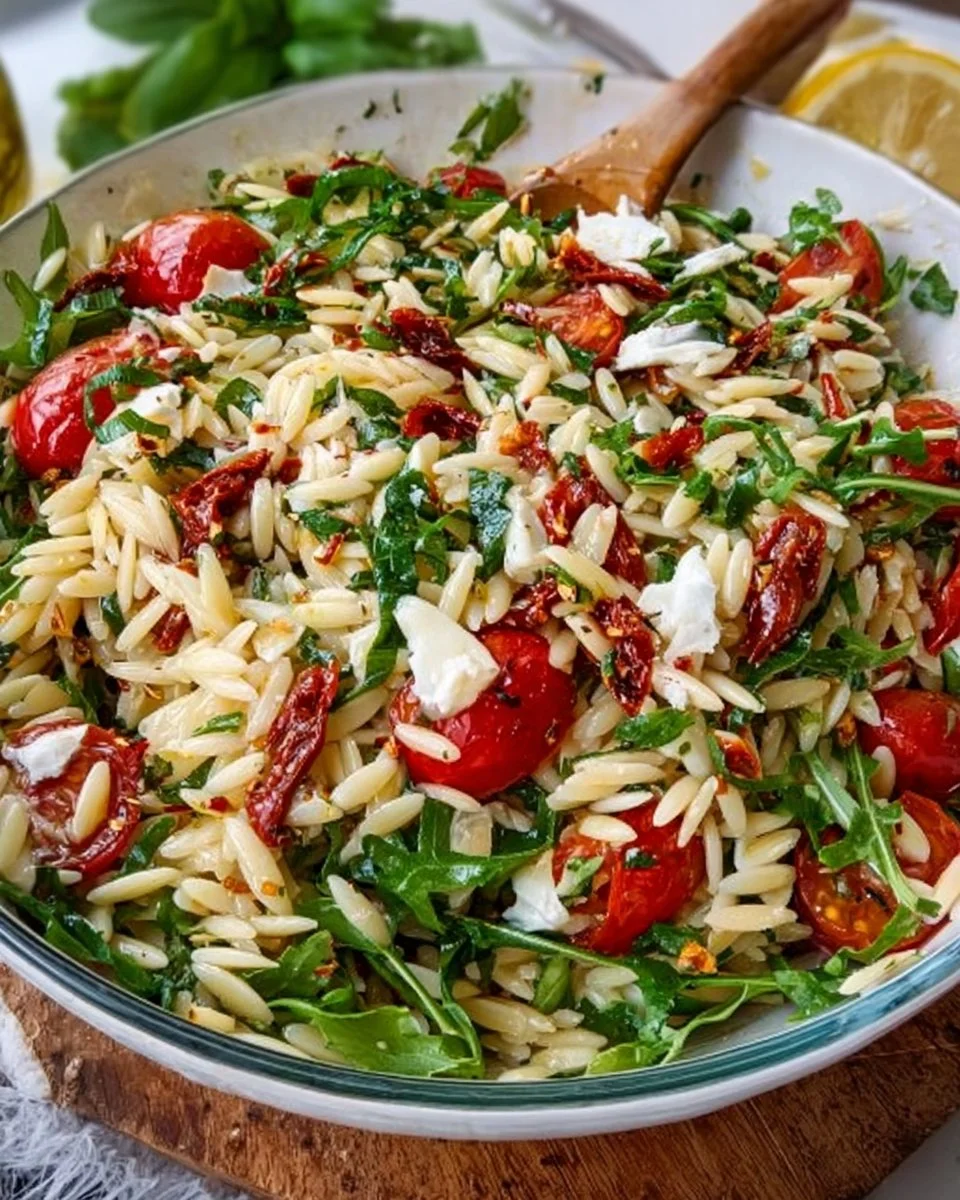 Italienisches Orzo Salat Rezept – einfach lecker!