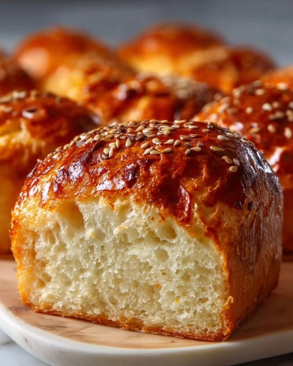 Köstliches Joghurtbrot ohne Kohlenhydrate auf einem Holzbrett