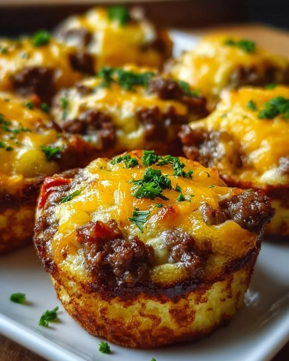 Käseburger-Muffins