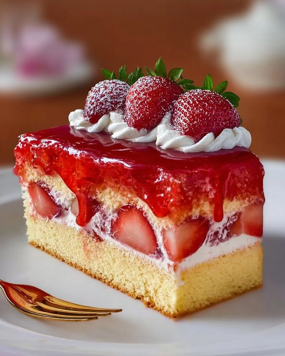 Schnelle – Frische Erdbeer-Quark-Torte