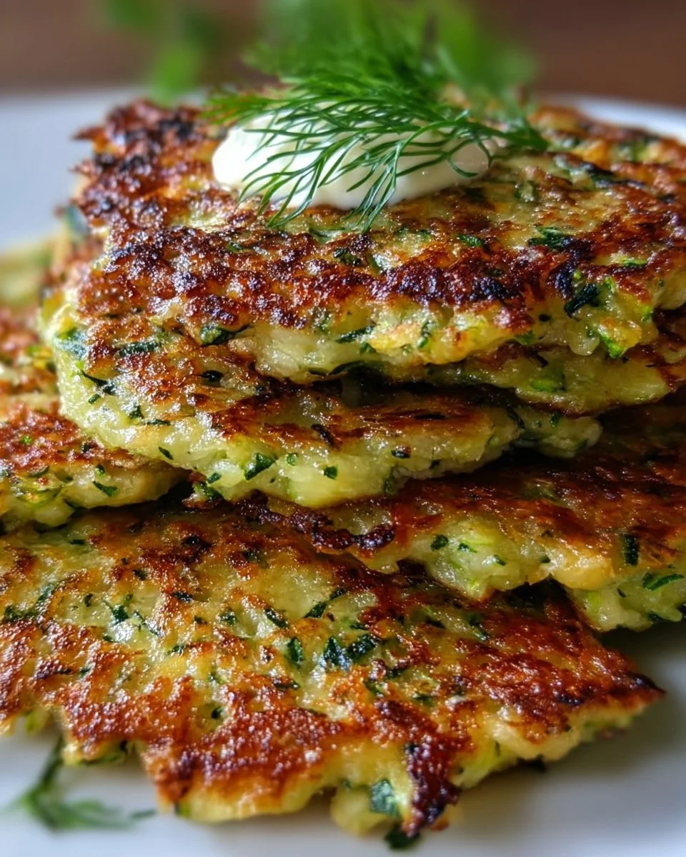 Zucchini-Puffer – Hoher Eiweißgehalt, niedrige Kohlenhydrate &amp; Heißluftfritteuse